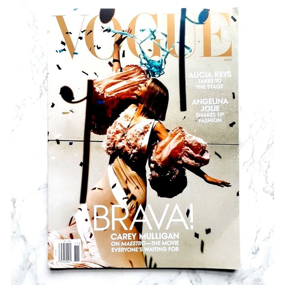 Vogue US Magazine November 2023 Carey Mulligan Alicia Keys Angelina Jolie New - Picture 3 of 8